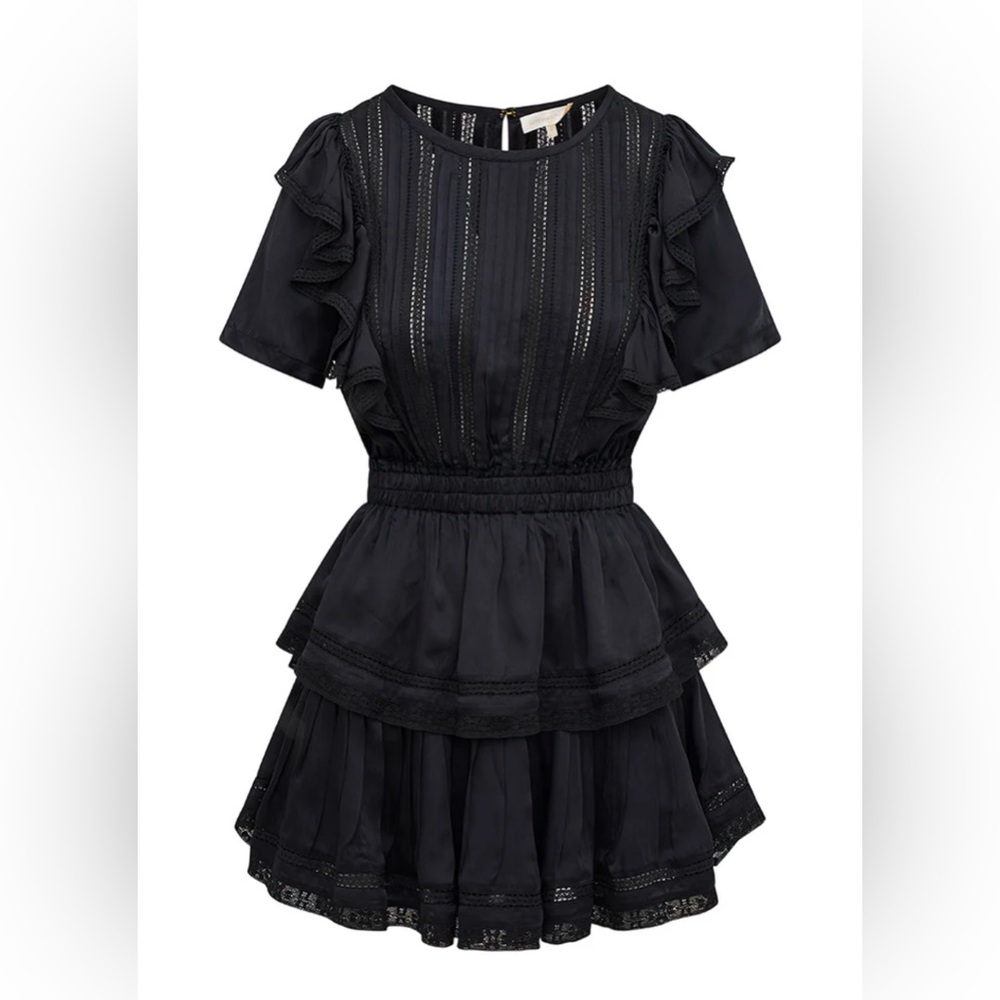 LoveShackFancy Natasha Ruffle Mini Dress